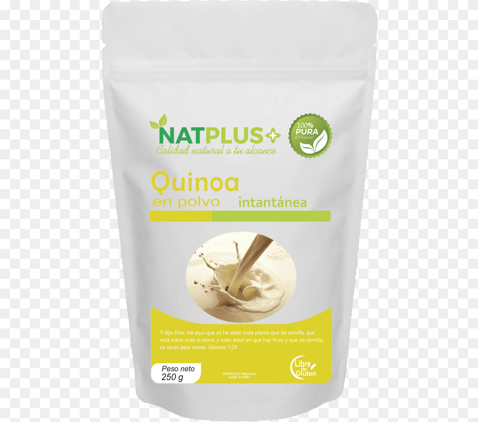 Quinoa En Polvo Instantnea Leche Vegetal En Polvo, Food, Cream, Dessert Free Png