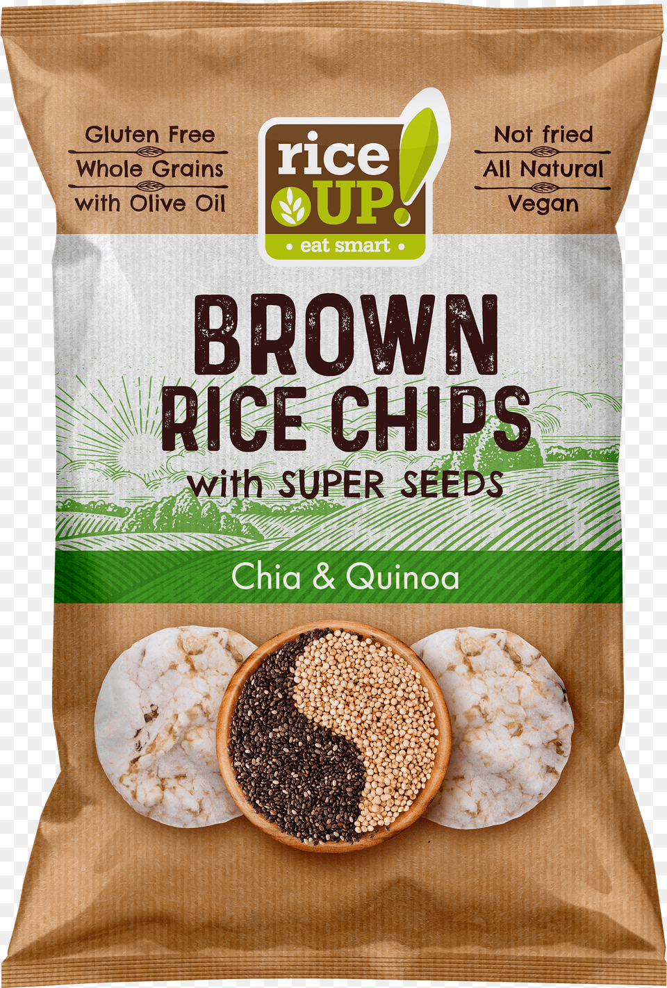 Quinoa Rice Up Brown Rice Chips Png Image