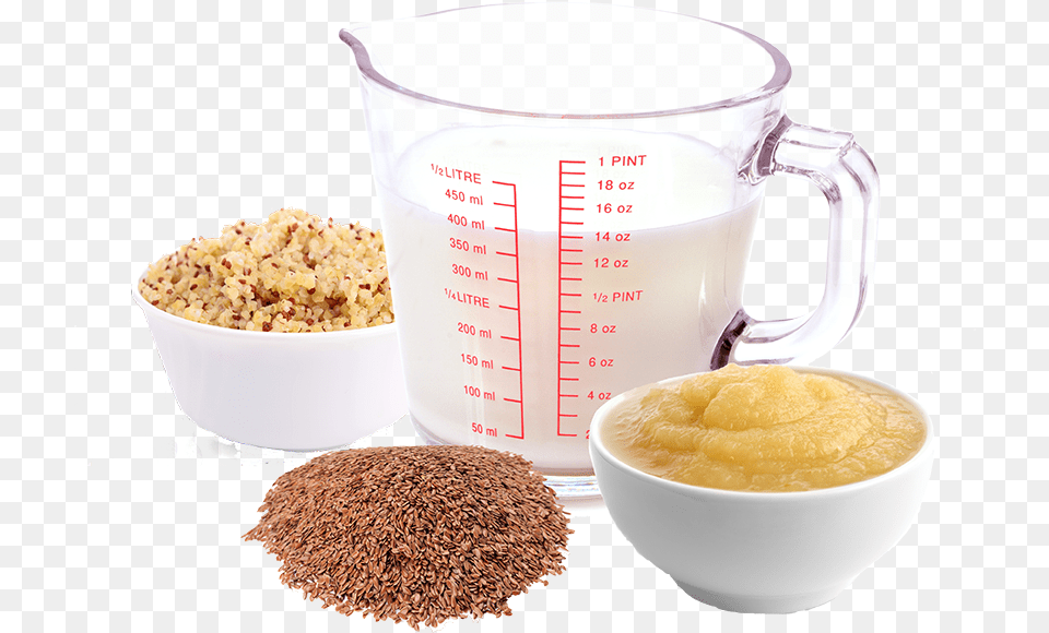 Quinoa With Applesauce Superfood, Cup, Beverage, Milk Free Png Download