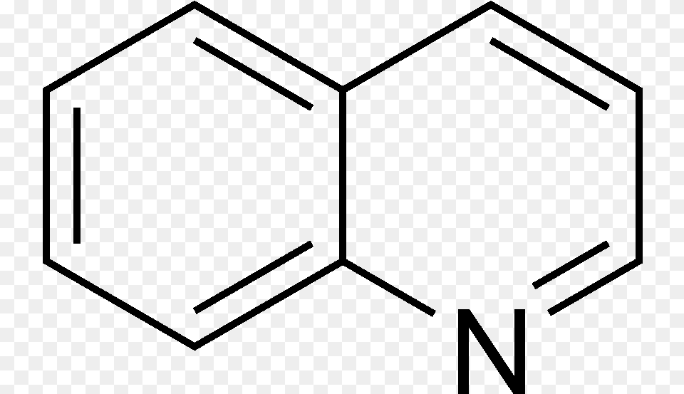 Quinoline Structure Naphthalene 1 Carboxylic Acid, Gray Free Png