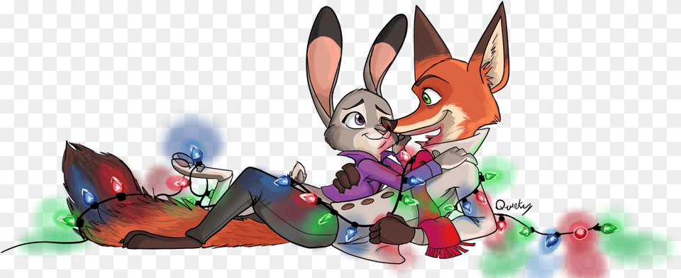 Quirky Middle Child Nick Wilde And Judy Hopps Kids, Art, Graphics, Book, Comics Free Png