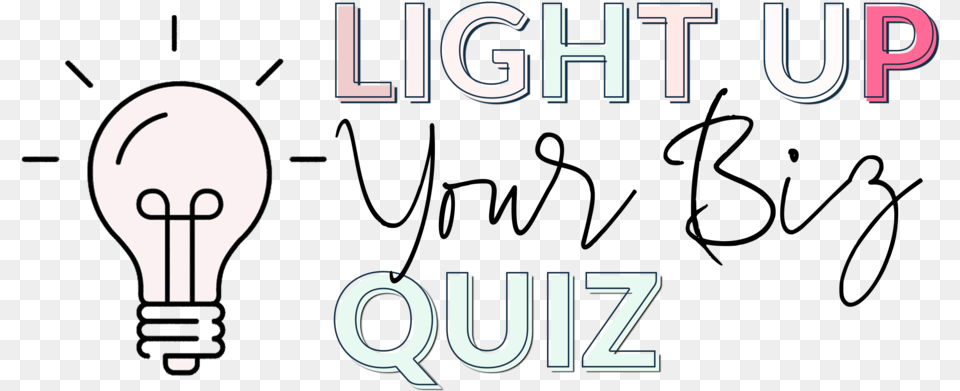 Quiz Primary Logo Alternate 3 Small Calligraphy, Light, Lightbulb, Person Png
