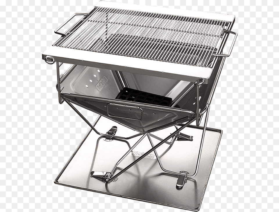 Quokka Ii Folding Camping Fire Pit Large Folding Fire Pit, Bbq, Cooking, Food, Grilling Free Png Download