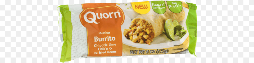 Quorn Burrito Chipotle Lime Chik39n Amp Re Fried Beans Breakfast Cereal, Food, Ketchup Free Transparent Png
