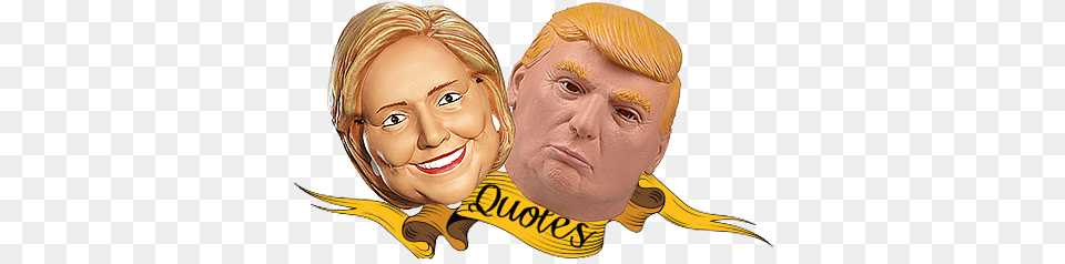 Quot Hillary Clinton Vacuform Election Half Mask, Head, Person, Adult, Female Free Png