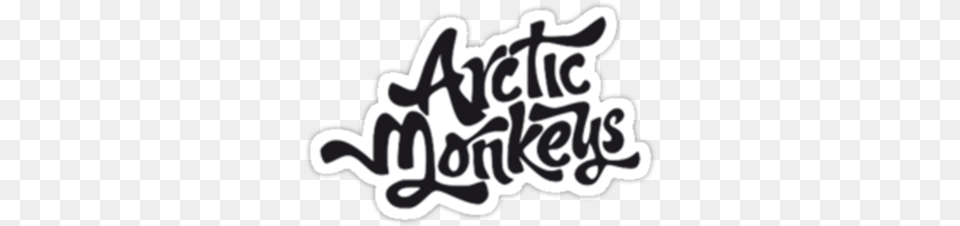 Quotarctic Monkeysquot Stickers By Claiireoliviia Arctic Monkeys Logo Color, Calligraphy, Handwriting, Text, Ammunition Png Image