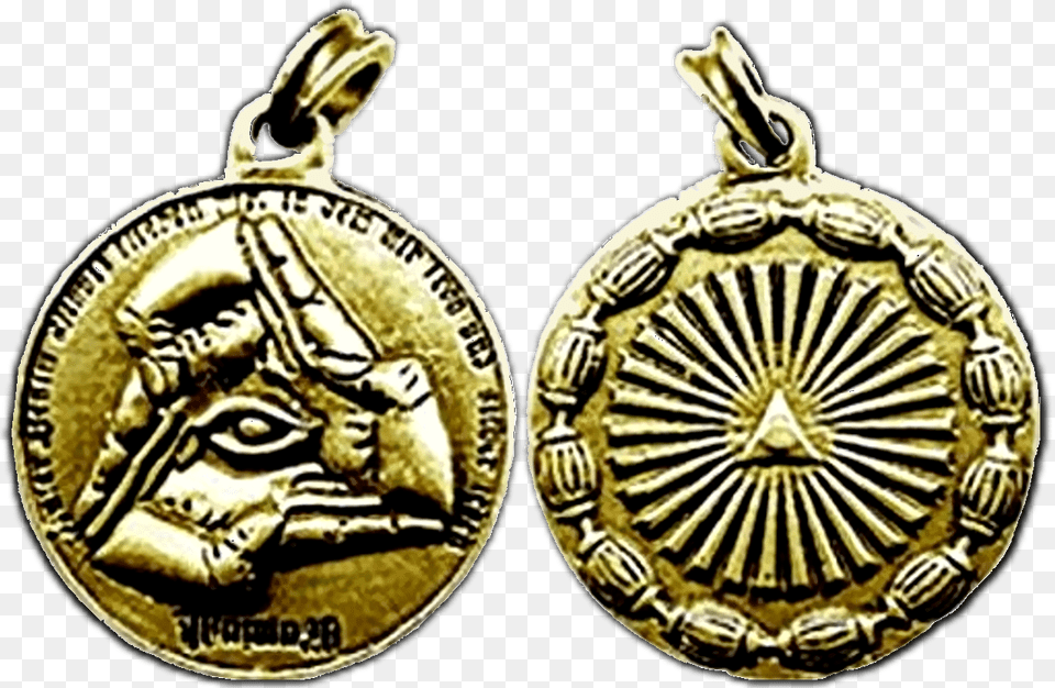 Quotbavarian Illuminatiquot Pendant Artifact Of Original, Gold, Accessories, Ammunition, Grenade Png