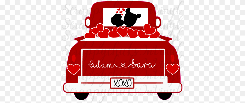 Quotbe Mine Red Truckquot Valentines Truck, Birthday Cake, Cake, Cream, Dessert Free Png