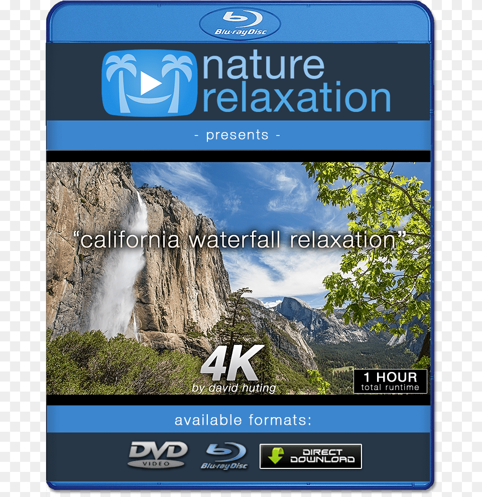 Quotcalifornia Waterfall Relaxationquot 1 Hr Dynamic 4k Nature 4k Resolution, Outdoors, Water, Scenery, Vegetation Png