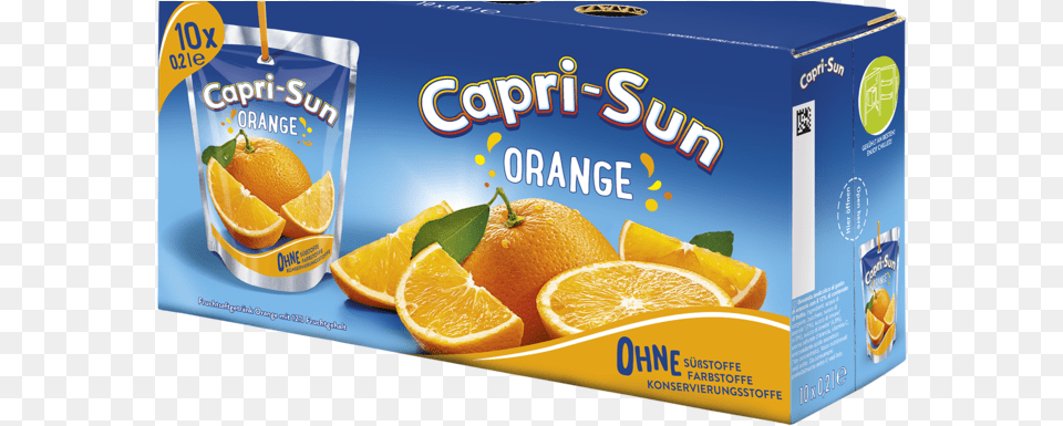 Quotcapri Sunquot Schmeckt Zwar Wie Quotcapri Sonne Capri Sun Orange Pack, Beverage, Juice, Citrus Fruit, Food Free Png