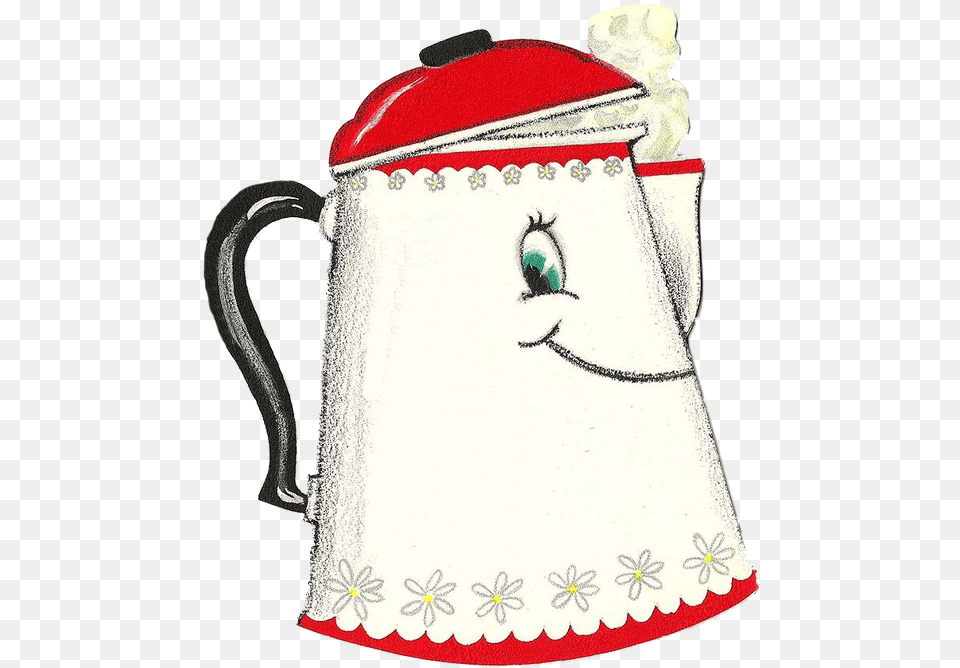 Quotcoffee Is The Best Thing To Douse The Sunrise With Vintage Coffeepot Clip Art, Cookware, Jug, Pot, Cup Free Png Download