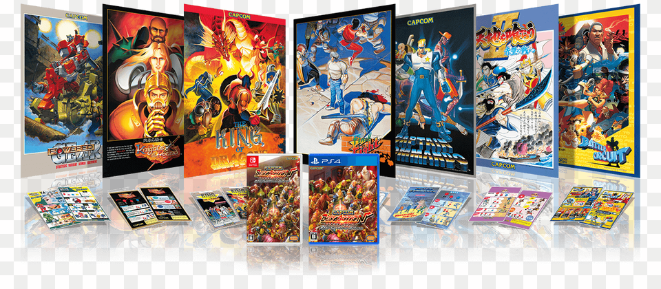 Quotcollectors Boxquot Is Retailing At 6264 Yen Capcom Beat Em Up Bundle, Book, Comics, Publication, Person Free Transparent Png