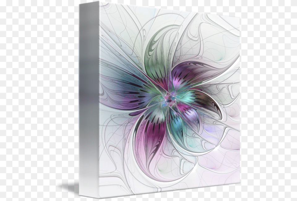 Quotcolorful Abstract Flowerquot By Gabiw Art Modern Passion Flower, Graphics, Pattern, Floral Design, Modern Art Free Png Download