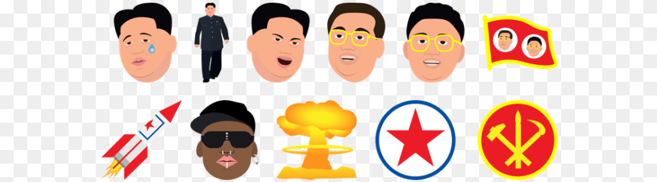 Quotcopy Amp Paste To Share With Your Comradesquot Reads A Kim Jong Un Emoji, Person, Face, Head, Baby Png