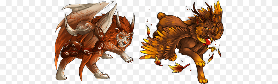 Quotday Of The Deadquot Manticore Amp Quotautumn Leavesquot Sorako Day Of The Dead, Animal, Mammal, Tiger, Wildlife Free Transparent Png