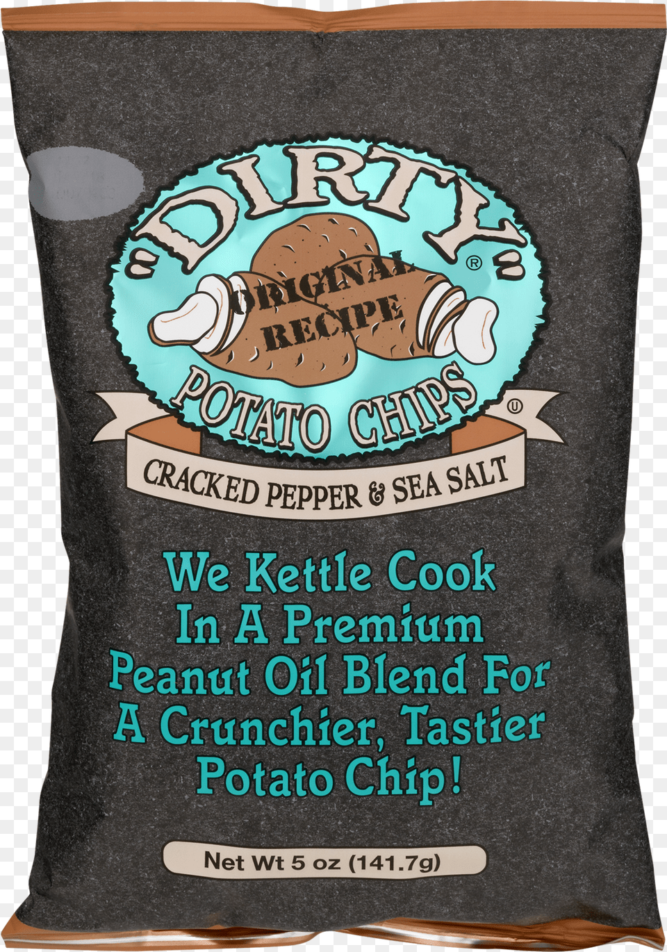 Quotdirtyquot Potato Chips Cracked Pepper Amp Sea Salt Dirty Potato Chips, Powder, Food, Sweets, Person Png Image