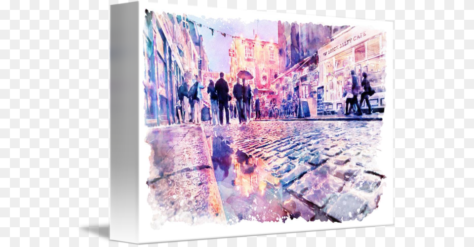 Quotdublin Watercolor Streetscapequot By Marian Voicu Bucharest Dublin Watercolor Streetscape, Urban, Street, City, Road Free Transparent Png
