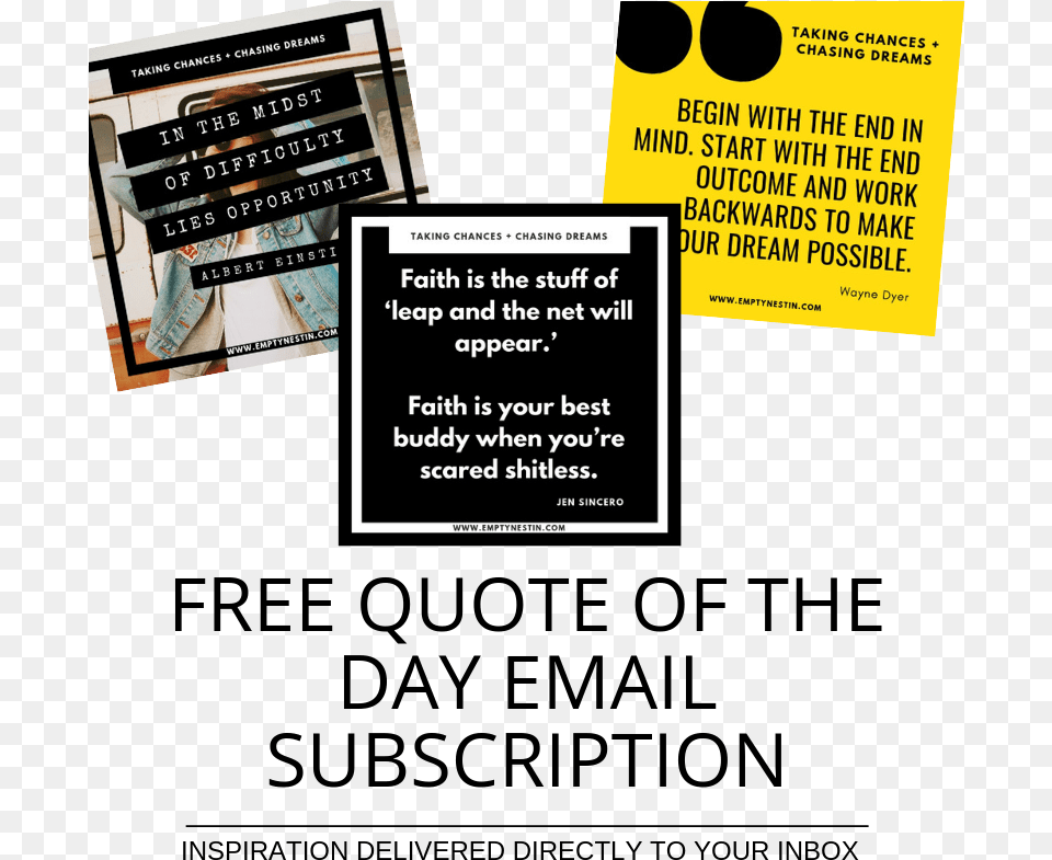 Quote Of The Day Subscription, Advertisement, Poster, Adult, Wedding Free Png Download