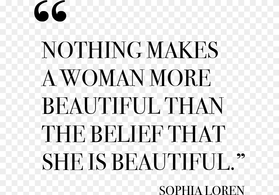 Quote Sophia Loren Armani, Gray Free Transparent Png