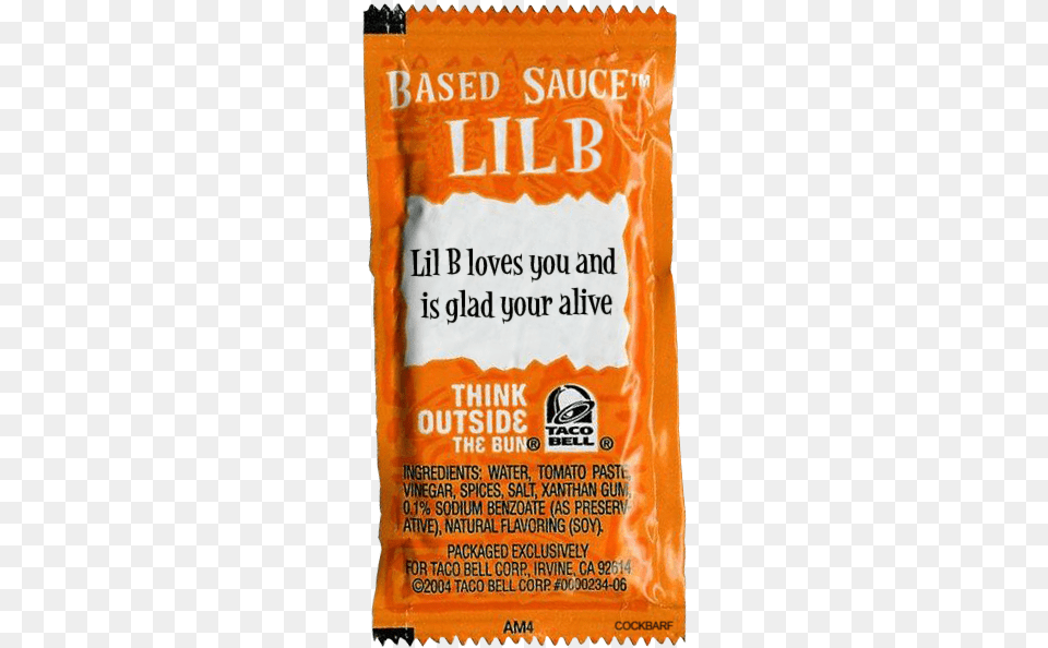 Quote Taco Bell And Lil B, Advertisement, Poster, Food, Ketchup Png Image