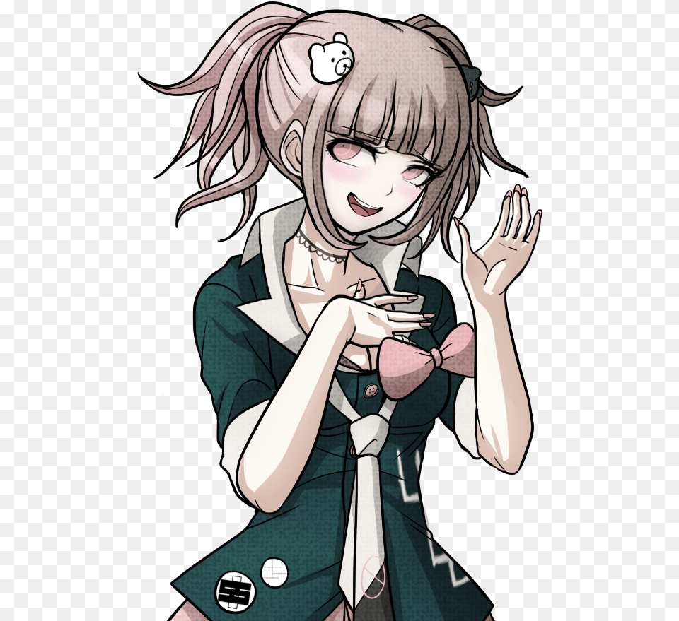 Quotehhh Do You Think He Was The Mastermindquot Mastermind Chiaki Nanami Sprite Edit, Book, Comics, Publication, Adult Free Png Download