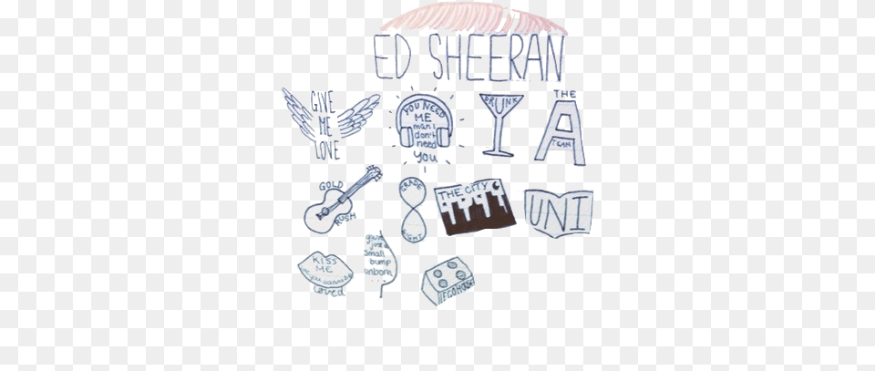 Quotes And Ed Sheeran Image Sketch, Animal, Bird Free Transparent Png
