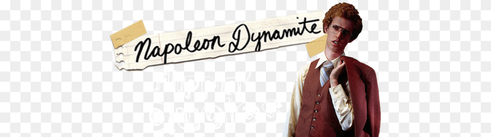 Quotes Napoleon Dynamite Nothing To Prove New Print Poster, Vest, Person, Man, Male Png