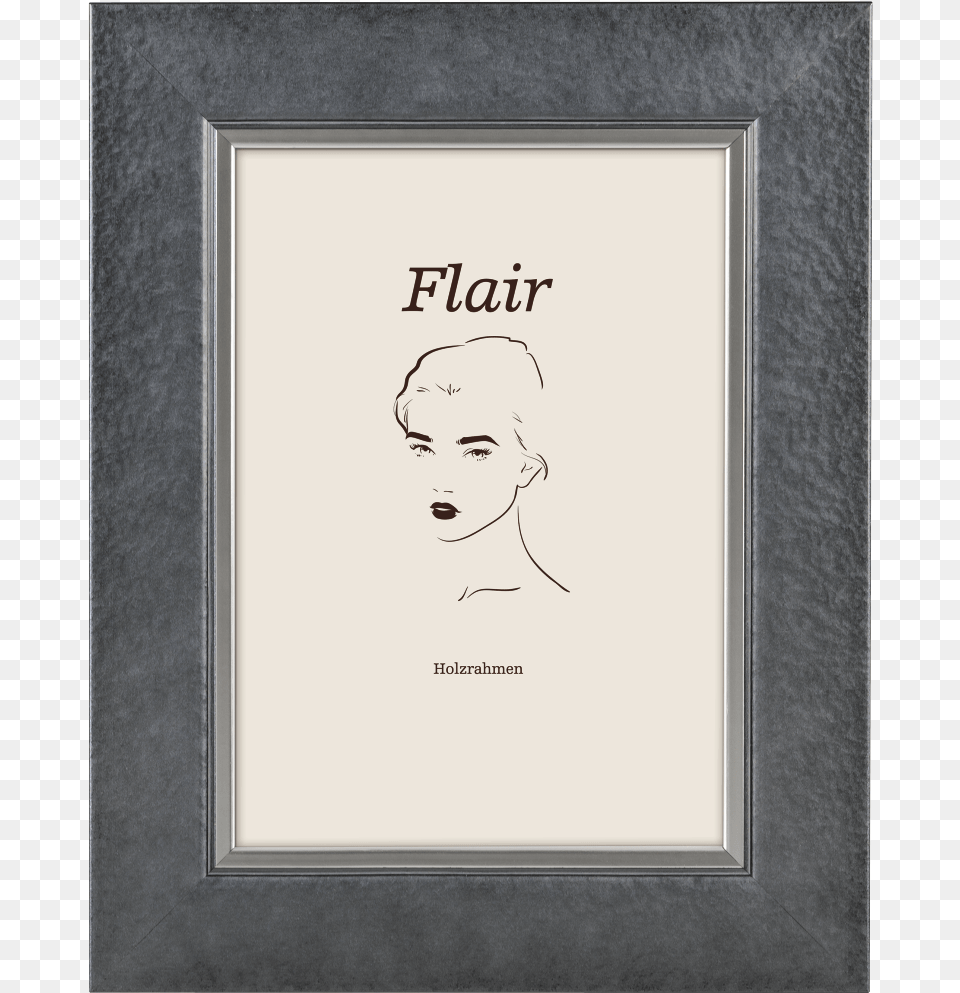 Quotflair 4quot Wooden Frame Grey 40 X 50 Cm, Baby, Person, Face, Head Free Png