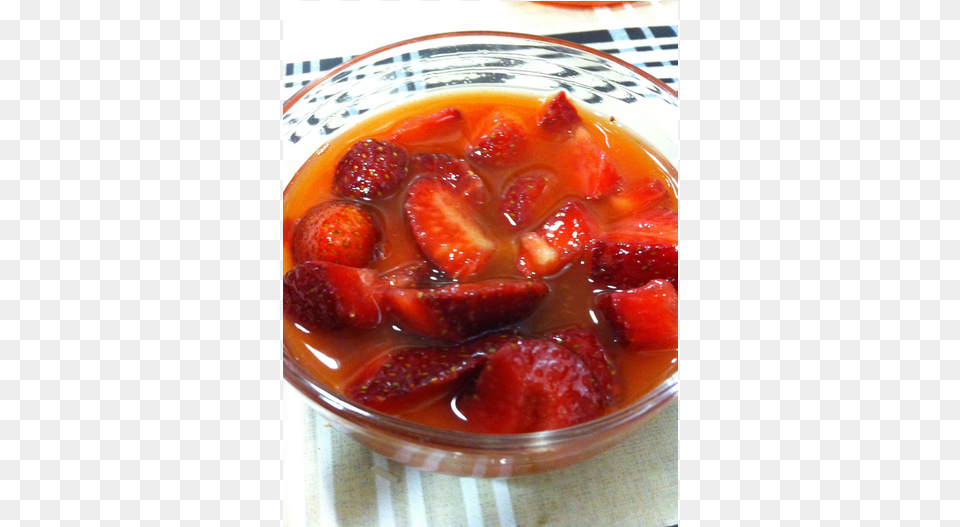 Quotfresas Con Zumo De Naranja Y Azcarquot Strawberries, Berry, Food, Fruit, Plant Free Png