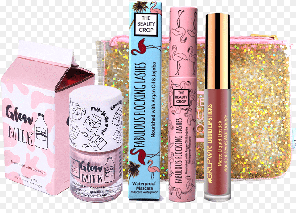 Quotfriday Night Lightsquot Makeup Kit Beauty Crop Glow Milk, Cosmetics, Lipstick, Can, Tin Png