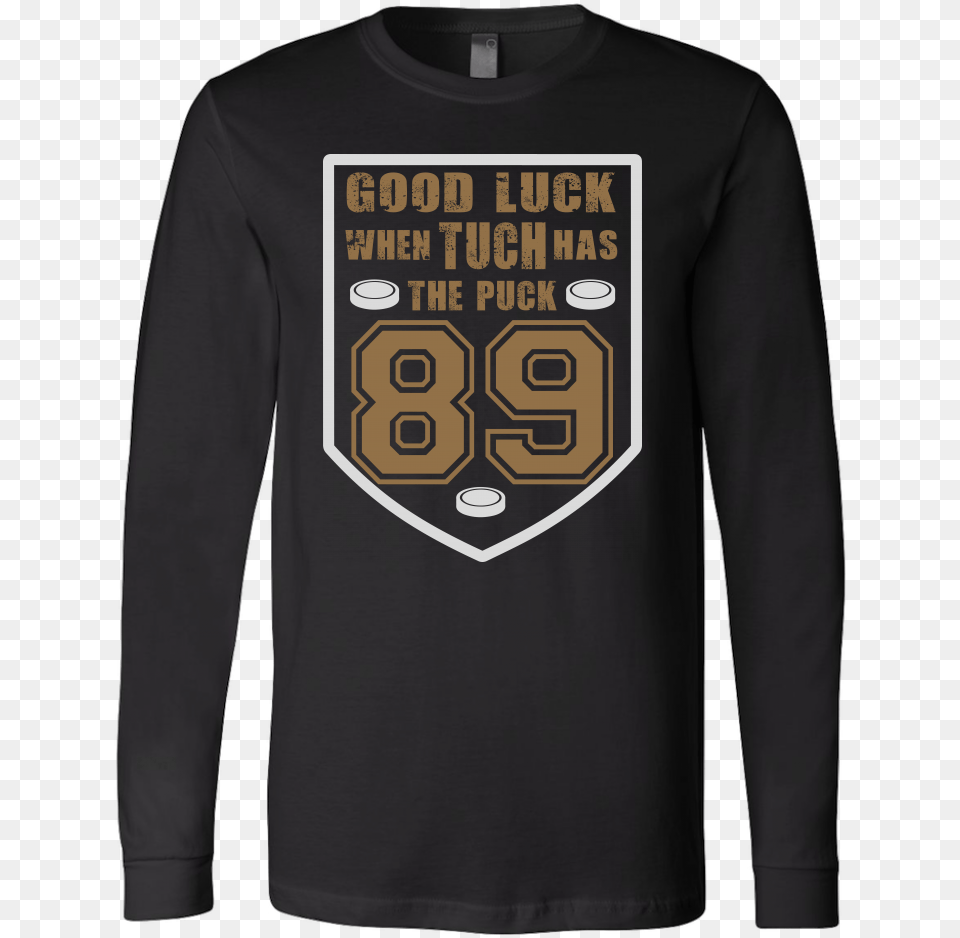 Quotgood Luck When Tuch Has The Puckquot Men39s Long Sleeve Sleeve, Clothing, Long Sleeve, Shirt, T-shirt Free Transparent Png