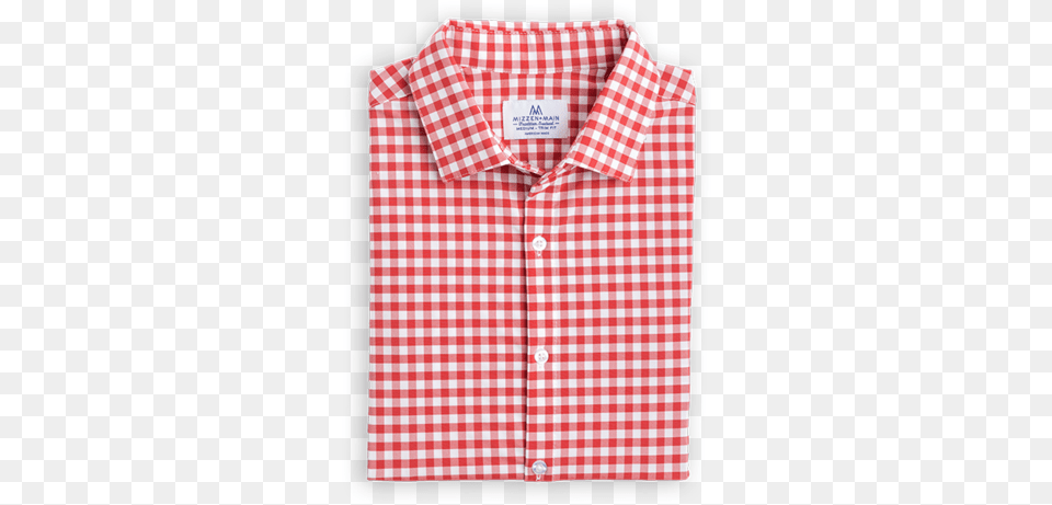 Quothatterasquot Red Check Mizzen And Main Hatteras Red Gingham, Clothing, Dress Shirt, Shirt, Blouse Free Transparent Png