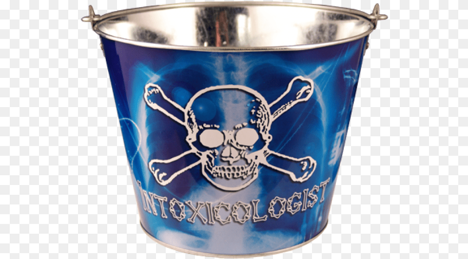 Quotintoxicologistquot Metal Bucket Bar Metal Intoxicologist Ice And Tips Bucket, Cup Free Png
