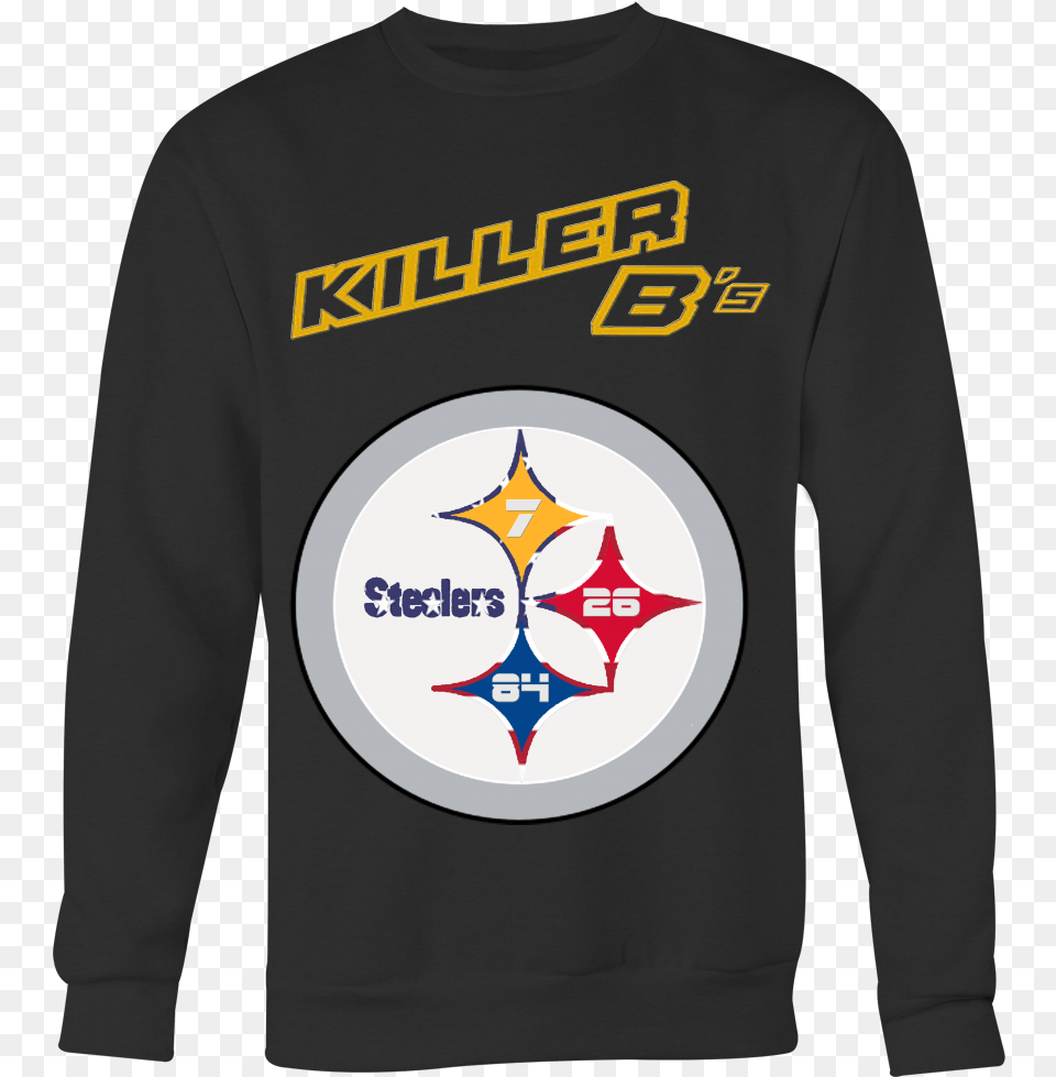 Quotkiller B39squot Pittsburgh Steelers Sweatshirt Willesden Green Tube Station, Clothing, Long Sleeve, Sleeve, T-shirt Free Png Download