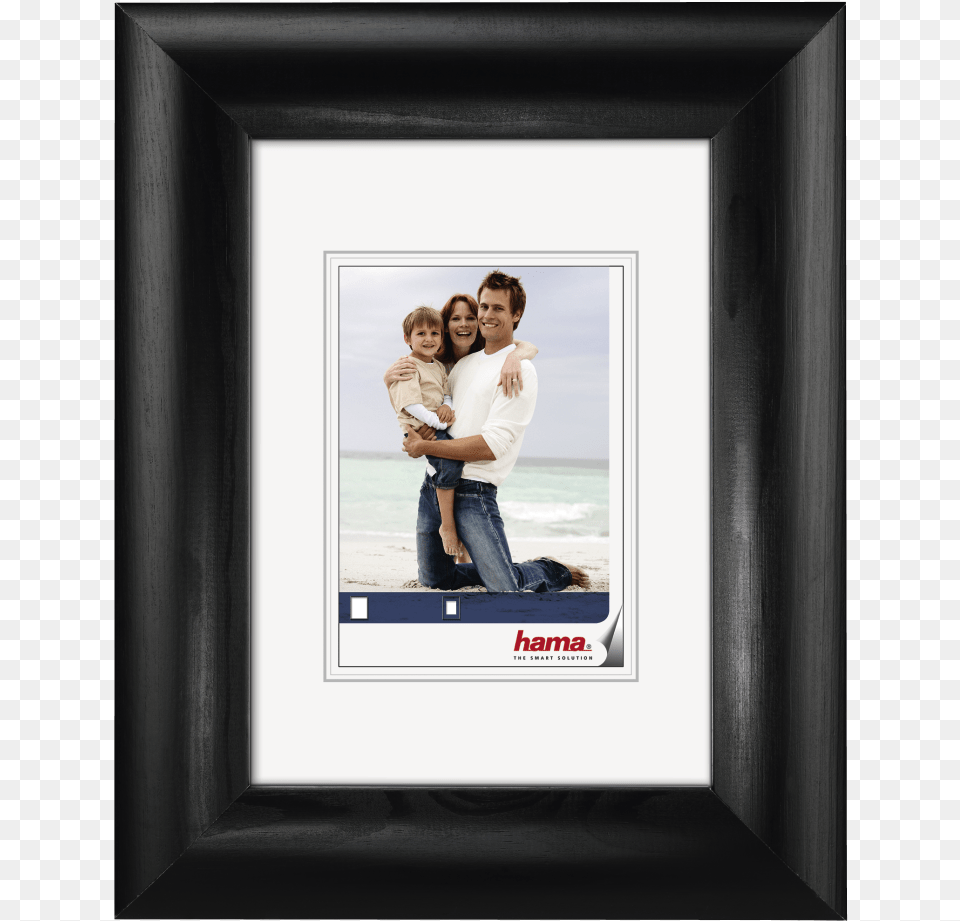 Quotkorfuquot Wooden Frame Black 24 X Hama Korfu Photo Frame 12x177 In 30x45 Cm, Portrait, Photography, Clothing, Person Free Png