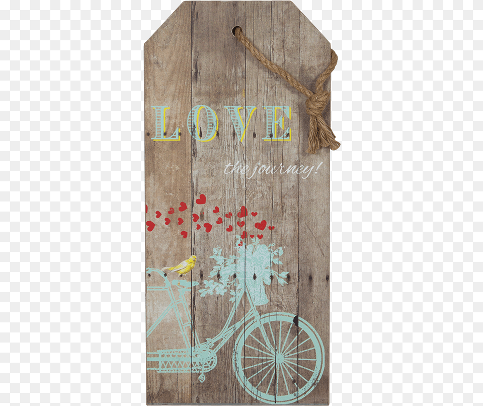 Quotlove The Journeyquot Hanging Wall Sign Wood Love The Journey Sign, Animal, Bird, Plywood, Bicycle Free Transparent Png