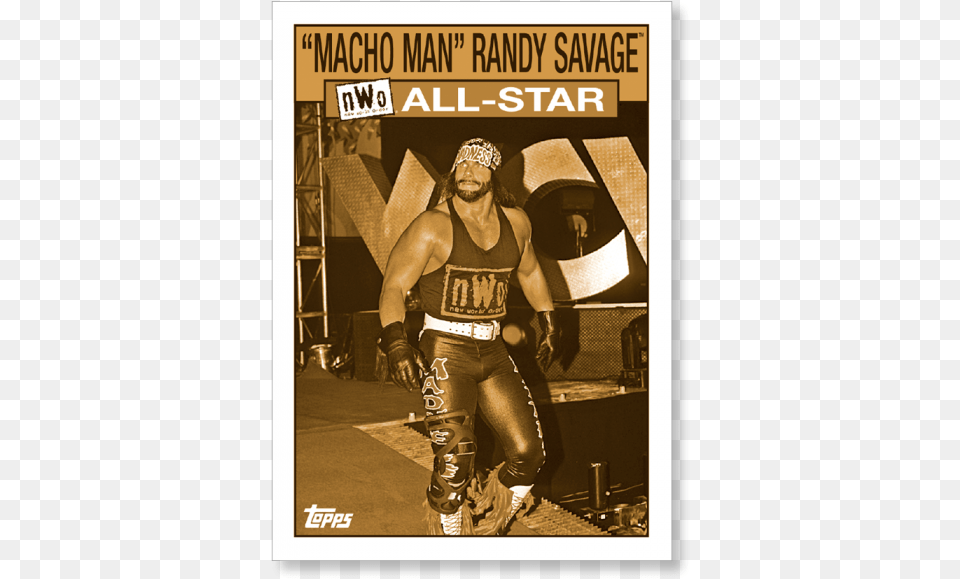 Quotmacho Manquot Randy Savage 2016 Wwe Heritage Wcw Nwo, Adult, Person, Man, Male Free Png