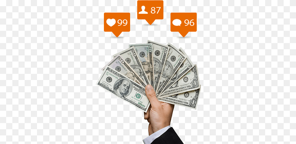 Quotmake Money With Instagram On Daily Basis Quot Make Money In Your Spare Time Book, Baby, Person, Dollar, Adult Free Png Download
