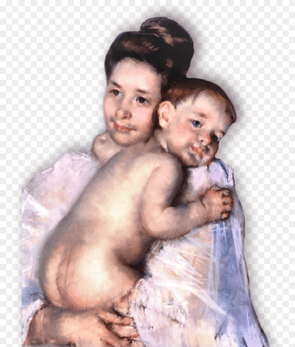 Quotmother Amp Childquot Mary Cassatt Mothers Day, Art, Face, Head, Painting Png Image