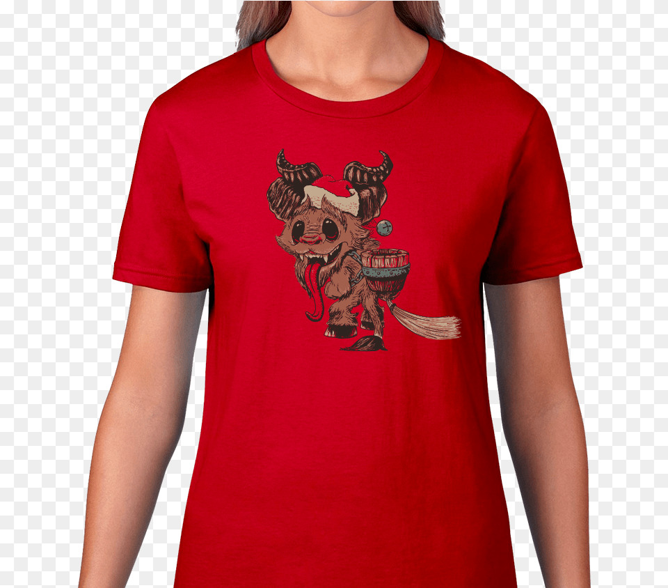 Quotmy Little Krampusquot, Clothing, T-shirt, Adult, Female Png