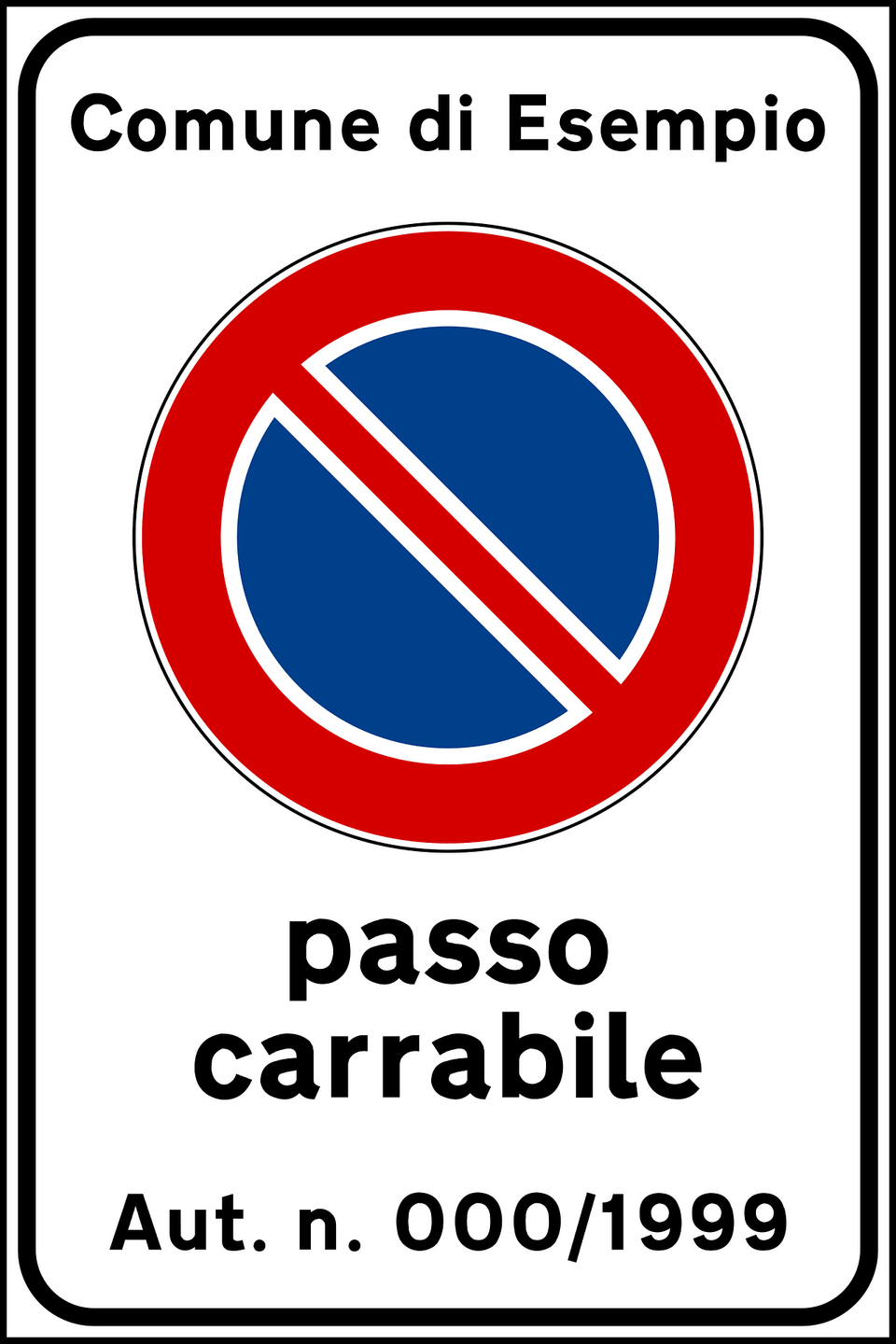 Quotpasso Carrabilequot Sign In Italian Clipart, Symbol, Road Sign, Gas Pump, Machine Free Transparent Png