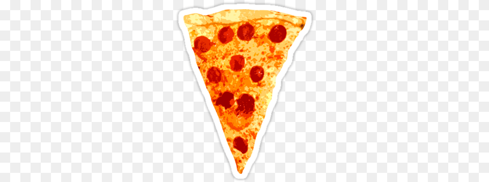 Quotpizza Slicequot Stickers By Adamcampen Pepperoni Pizza Slice, Food, Weapon Png