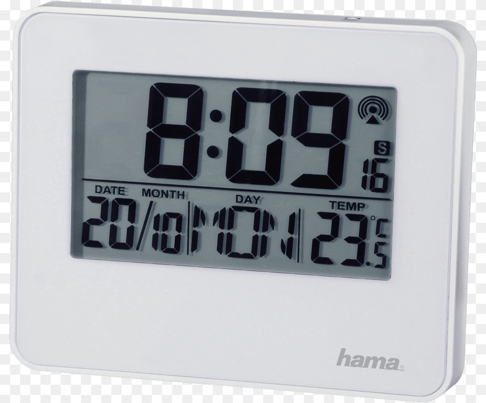 Quotrc 650quot Radio Controlled Alarm Clock Motion Sensor Hama Rc650 Dcf, Computer Hardware, Electronics, Hardware, Monitor Png Image