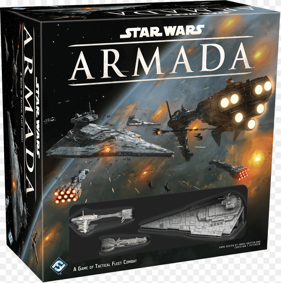 Quotrebel And Imperial Fleets Fight For The Fate Of The Star Wars Armada Box, Aircraft, Spaceship, Transportation, Vehicle Png