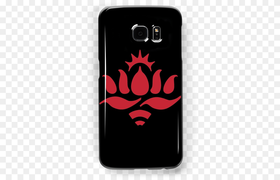 Quotred Lotus Logo Black Backgroundquot Samsung Galaxy Cases Smartphone, Electronics, Mobile Phone, Phone Free Transparent Png