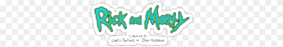 Quotrick And Morty Logoquot Stickers By Angelwhat Rick And Morty Logo Imagen, Text Free Transparent Png