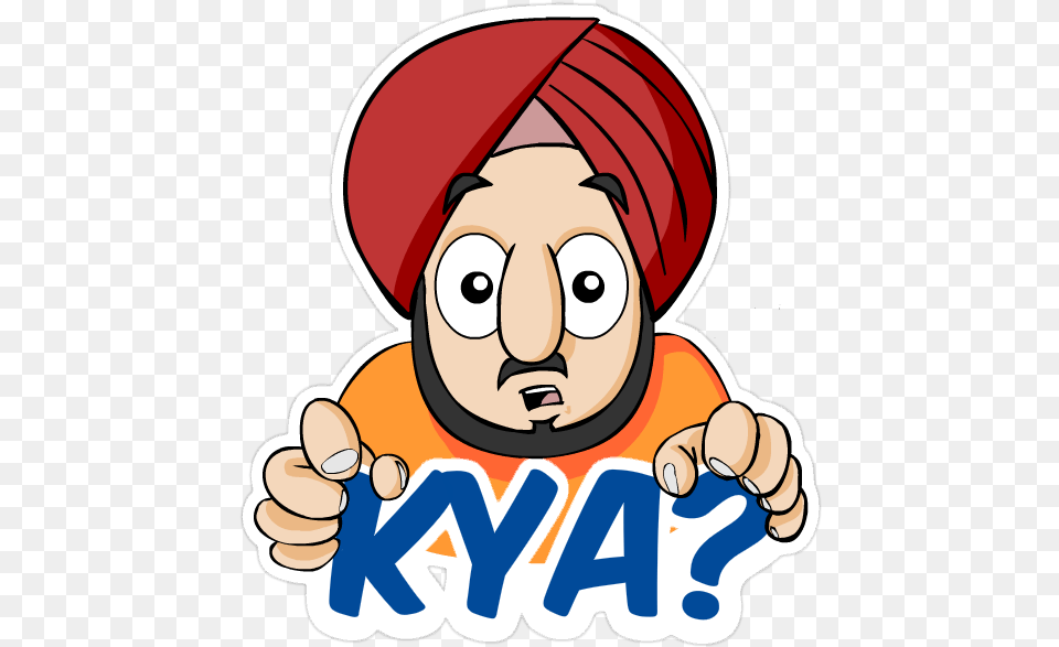 Quotsarcastic Sardarji Hike Stickers Download, Baby, Face, Head, Person Png