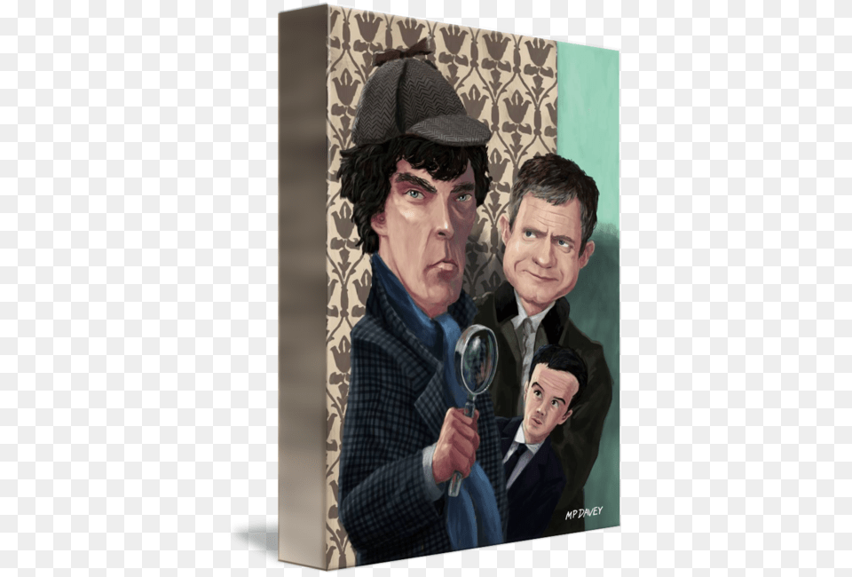Quotsherlock Homes Watson And Moriarty At Bquot By Martin Sherlock Holmes Xd, Portrait, Photography, Person, Face Png Image