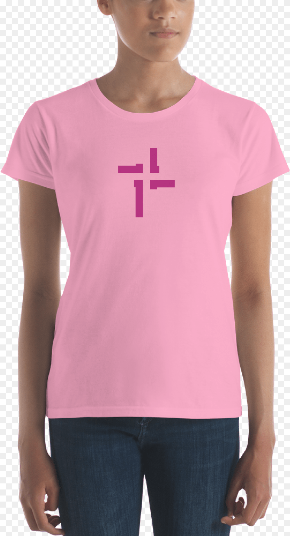 Quotsilent Crossquot T Shirt, Clothing, Symbol, T-shirt, Cross Free Png
