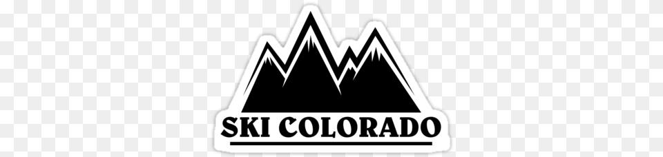 Quotski Colorado Mountain Outline Utah, Logo, Sticker, Emblem, Symbol Free Png